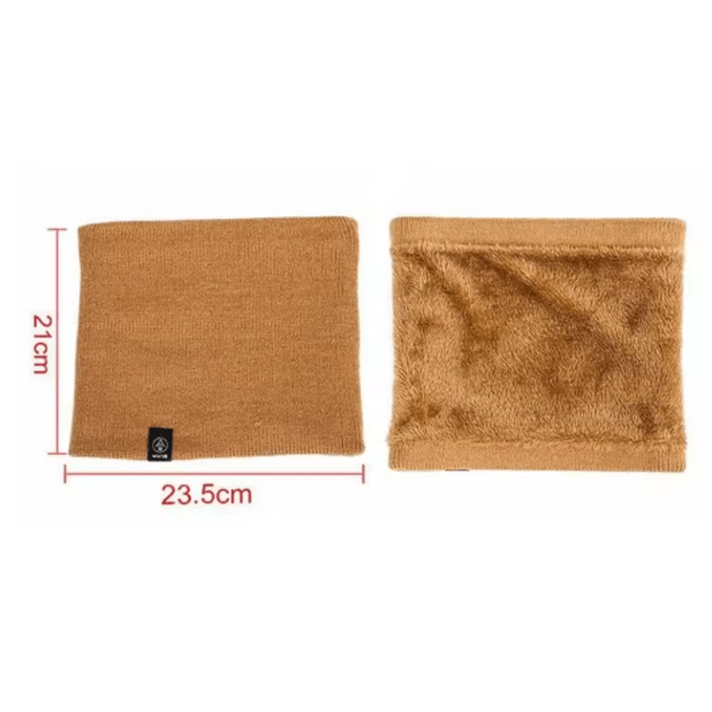 ThermaFlex Knitted Neck Warmer Soft Winter Sport Scarf For Men Women 9