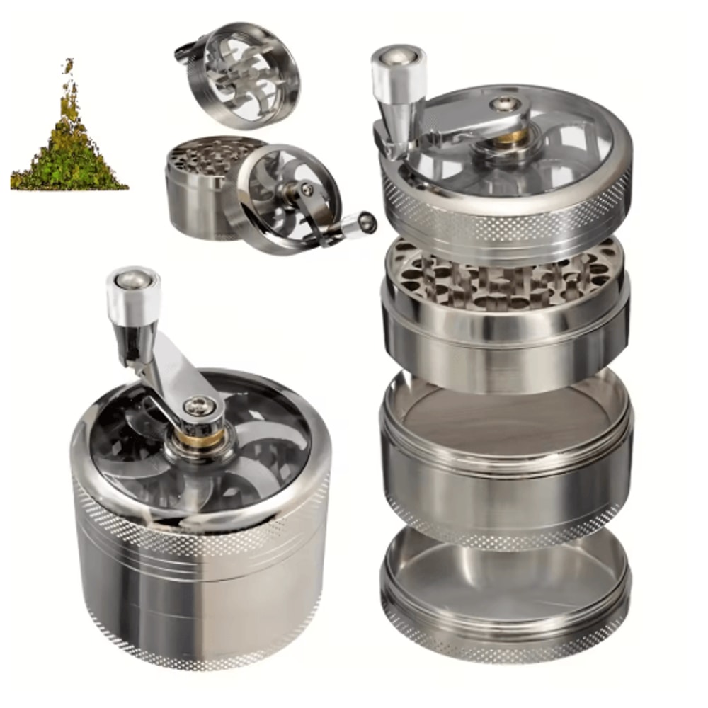 GrindEase Manual Spice Grinder Nutmeg Pepper Rock Salt Crusher Tool 0