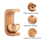 Calm DoorTone Magnetic Wind Bell Wooden Beech Door Chime With Copper Sound 4