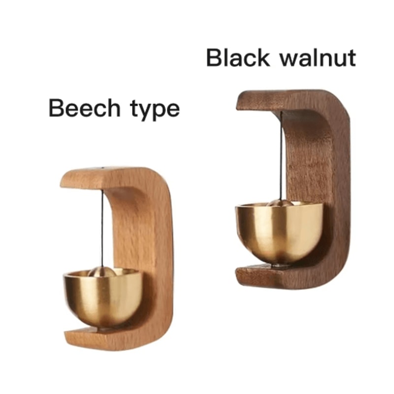 Calm DoorTone Magnetic Wind Bell Wooden Beech Door Chime With Copper Sound 6
