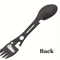 SurvivAll 6 In 1 Camping Spork Tool Whistle Knife Bottle Opener Combo 0