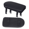 RideComfort Rear Bike Seat Cushion Set Passenger Backrest Foot Pedal Kit 4