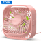 TOPK BreezeMini USB Desk Fan 3Speed Quiet Portable Fan With 360 Rotation 3