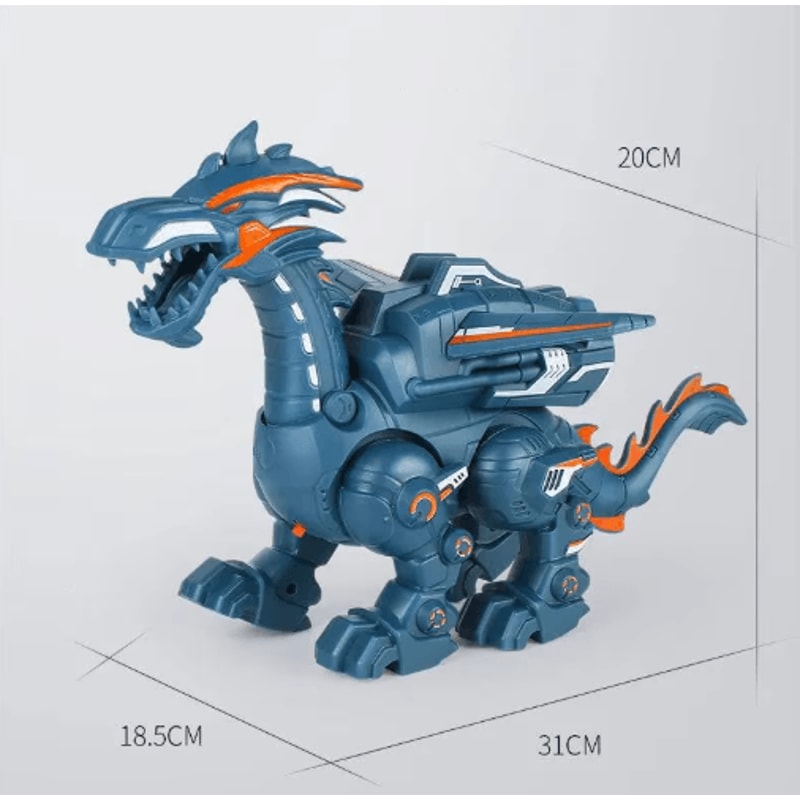 DinoBlaze Fire Breathing Dinosaur Toy Light Water Spray Interactive Model 5