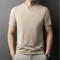 Mens V Neck TShirt Korean Style Lightweight Casual Summer Tee 5