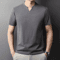 Mens V Neck TShirt Korean Style Lightweight Casual Summer Tee 6