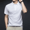 Mens Polo Shirt Breathable Solid Color Casual Summer Top 1