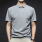 Mens Polo Shirt Breathable Solid Color Casual Summer Top 3