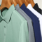 Mens Polo Shirt Breathable Solid Color Casual Summer Top 5