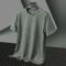 Mens Waffle Knit T Shirt Cotton Round Neck Casual Summer Top 5