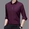 Mens Wrinkle Free Business Casual Shirt Long Sleeve Solid Color AllSeason Top 1