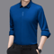 Mens Wrinkle Free Business Casual Shirt Long Sleeve Solid Color AllSeason Top 6