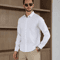 Mens WrinkleFree Long Sleeve Shirt Business Casual Solid Color Office Essential 2