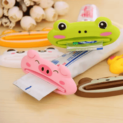 cute animal toothpaste squeezer – multifunction cartoon tube dispenser