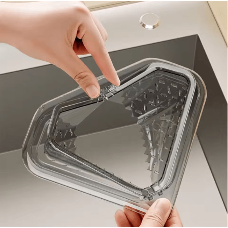 Triangle Sink Drain Strainer AntiClog Kitchen Filter Basket 6