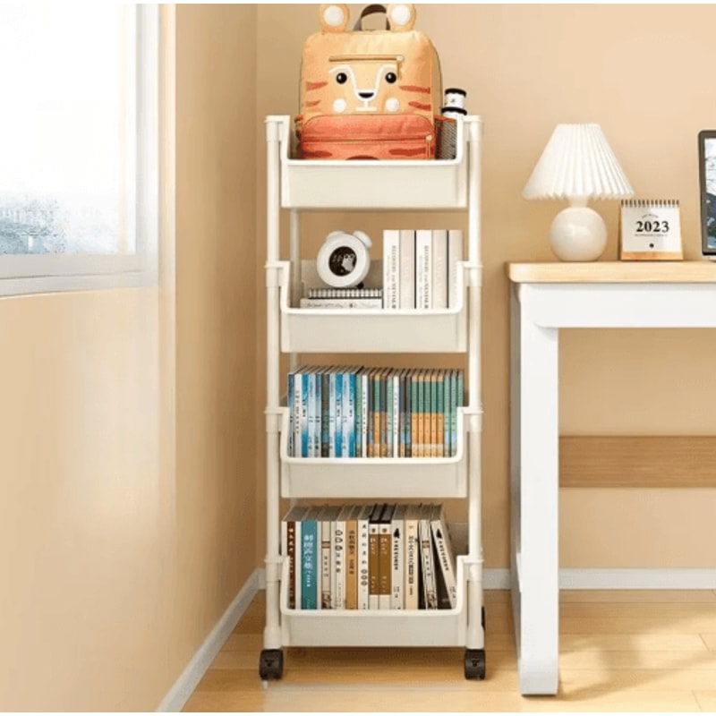 Rolling Storage Cart MultiLayer Mobile Organizer For Kitchen Bedroom Living Room 6