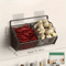 Wall Mounted Kitchen Storage Basket Metal Wire Organizer For Vegetables Spices 4