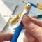 Cute Chicken Gel Pen Set 4pcs Funny Rotating Black Ink Pens 05mm 6