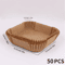 50pcs Air Fryer Paper Liners Non Stick Disposable Baking Sheets For Easy Cleanup 3