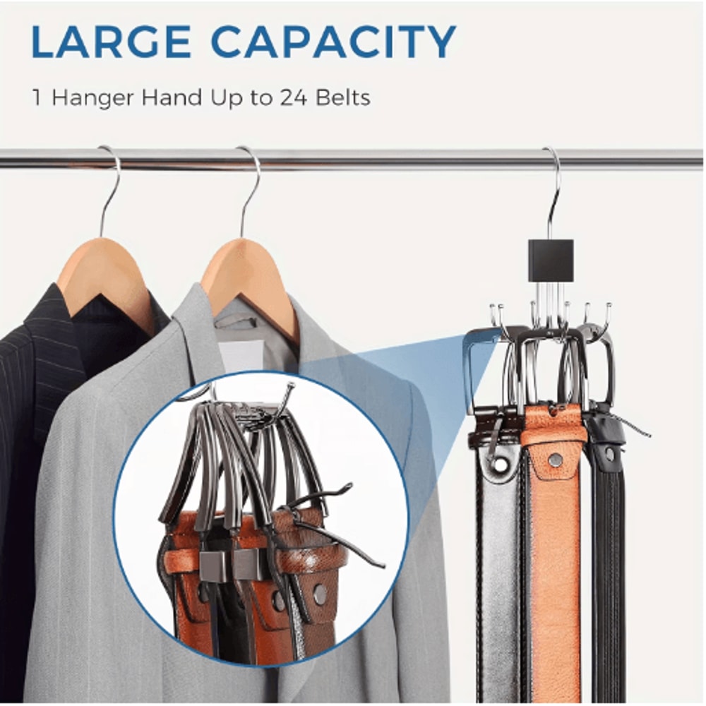 MultiClaw Hook Hanger Space Saving Organizer For Scarves Belts Bags 5