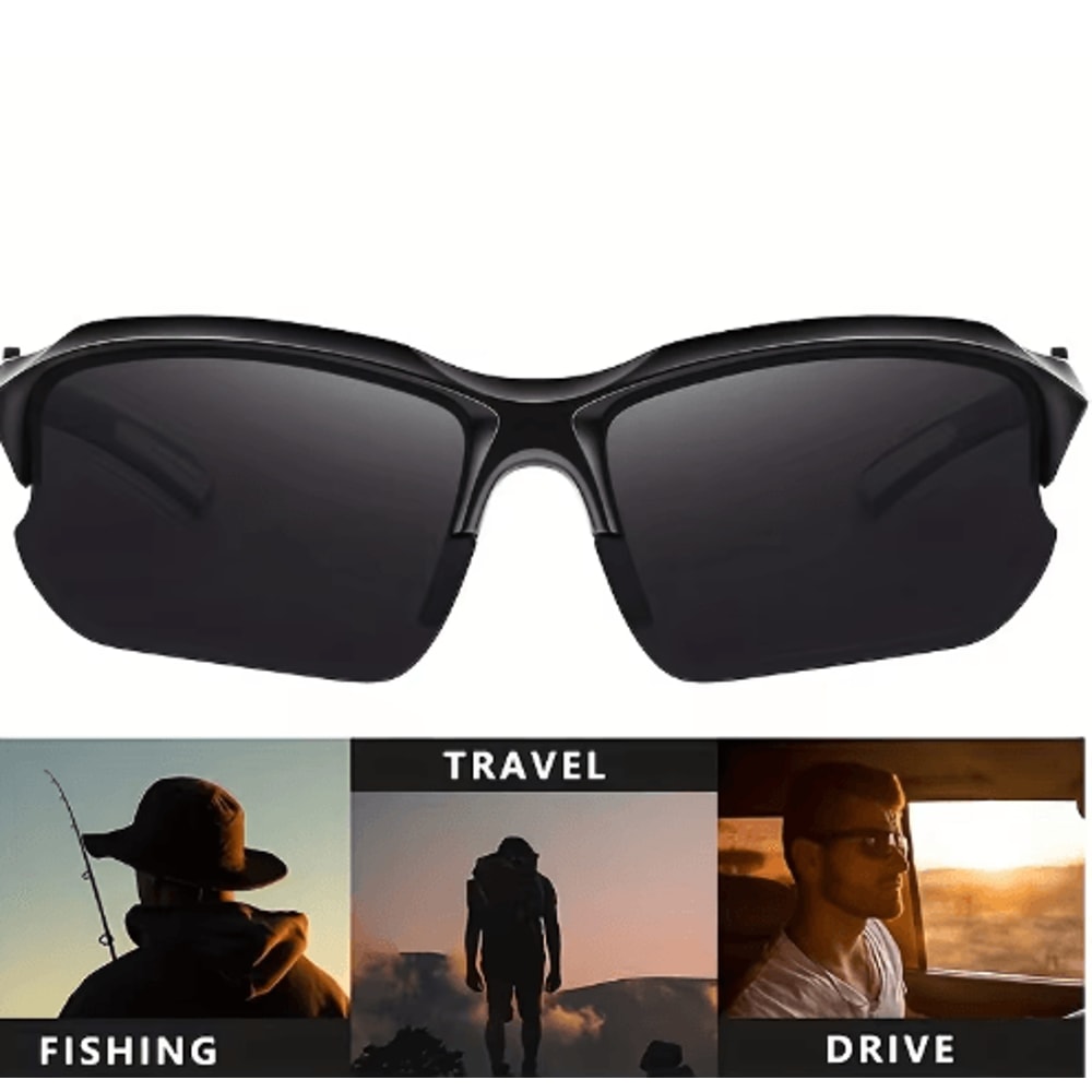 Polarized Sports Sunglasses Windproof UV Protection Glasses For Outdoor Activities 7