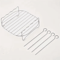Air Fryer Grill Rack With Skewers Stainless Steel Cooking Rack 20cm 2