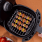 Air Fryer Grill Rack With Skewers Stainless Steel Cooking Rack 20cm 0