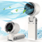 3in1 Portable Mini Fan 5 Speed Rechargeable USB Travel Cooling Fan 2