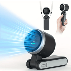 3-in-1 portable mini fan 5 speed rechargeable usb travel cooling fan