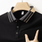 Mens Short Sleeve Polo Shirt 2025 Business Casual Breathable Solid Color Top 7
