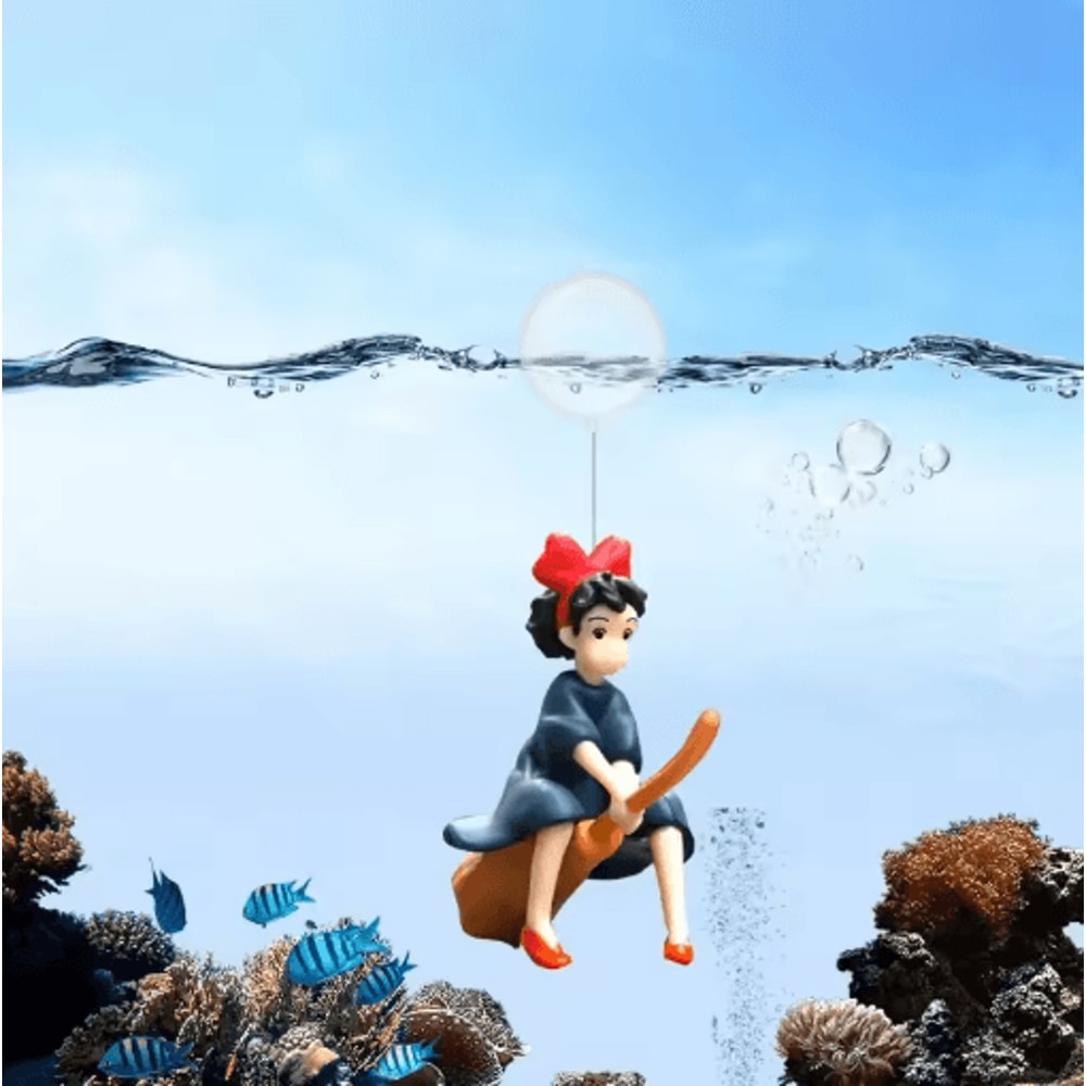 Floating Aquarium Decoration Cartoon Magic Suspended Fish Tank Ornament 2
