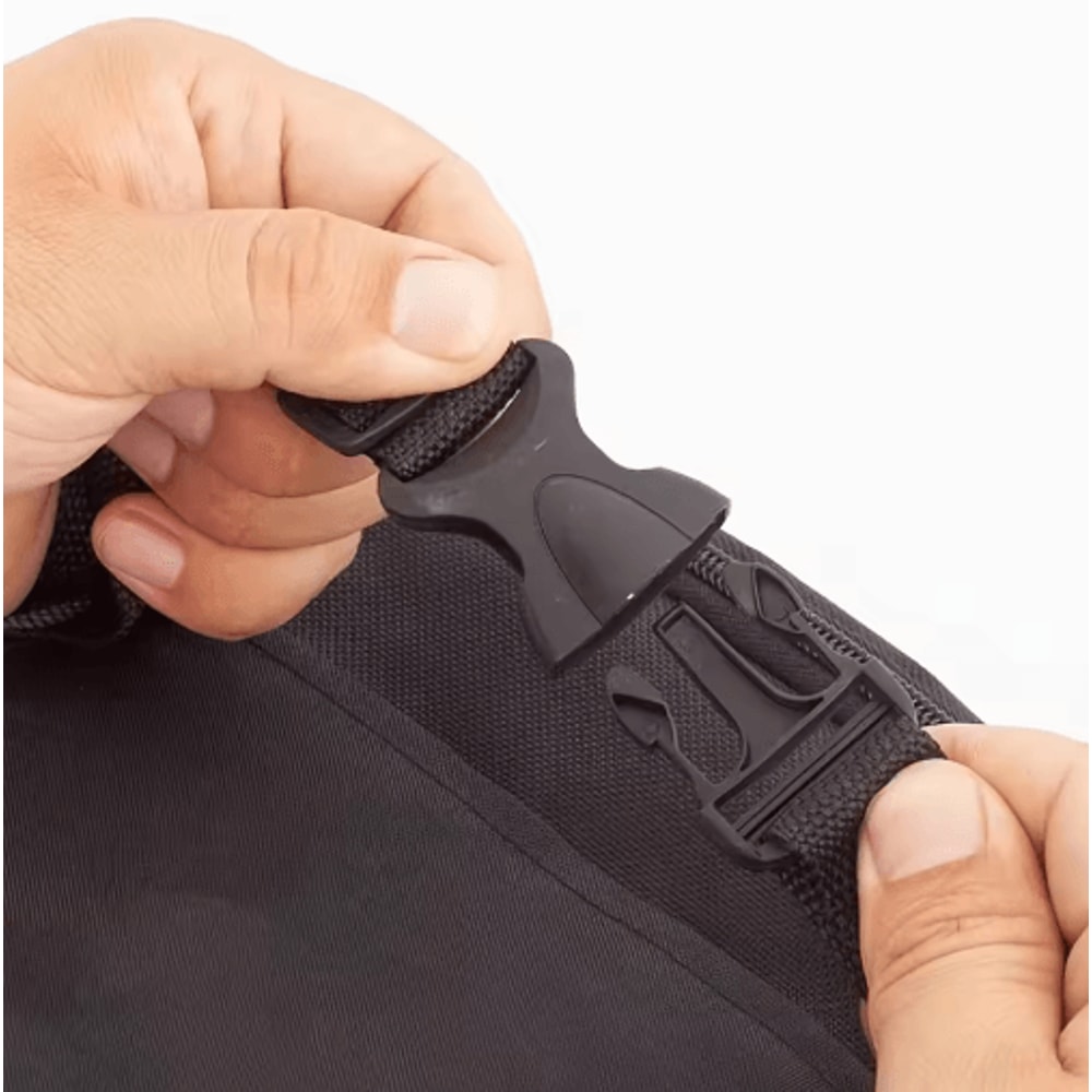 Motorcycle Handlebar Storage Bag Large Capacity Front Zipper Bike Pouch 6