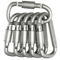 6pcs Carabiner Clips Set Durable Spring Snap Hooks For Outdoor Everyday Use 2