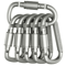 6pcs Carabiner Clips Set Durable Spring Snap Hooks For Outdoor Everyday Use 2