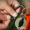 6pcs Carabiner Clips Set Durable Spring Snap Hooks For Outdoor Everyday Use 4