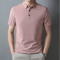 Mens Waffle Polo Shirt Short Sleeve Textured Casual Summer Top 2