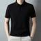 Mens Waffle Polo Shirt Short Sleeve Textured Casual Summer Top 6