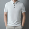 Mens Waffle Polo Shirt Short Sleeve Textured Casual Summer Top 7