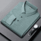 Mens Long Sleeve Polo Shirt Business Casual Breathable Solid Color Essential 10