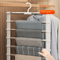 Foldable Pants Hanger Stainless Steel SpaceSaving Closet Organizer 2