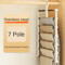 Foldable Pants Hanger Stainless Steel SpaceSaving Closet Organizer 6