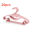 Kids Clothes Hangers Set 10pcs Windproof Baby Childrens Plastic Hangers 3