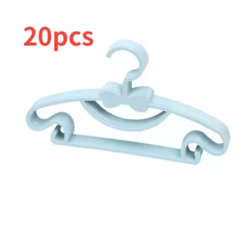 Kids Clothes Hangers Set 10pcs Windproof Baby Childrens Plastic Hangers 4