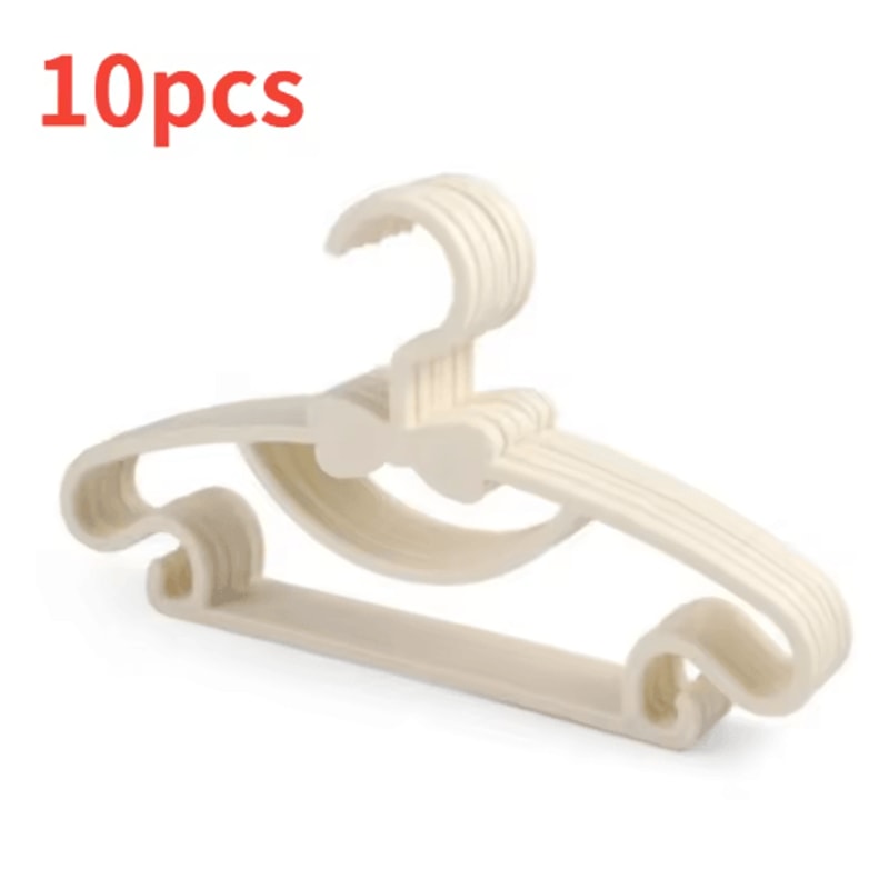 Kids Clothes Hangers Set 10pcs Windproof Baby Childrens Plastic Hangers 6