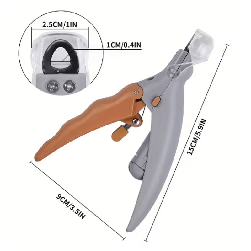 LED Pet Nail Clipper Safe Precise Grooming Tool For Dogs Cats 4