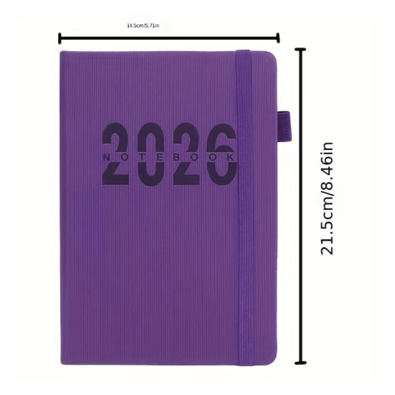2026 Daily Planner Notebook 365 Day Time Management Productivity Organizer 400 Pages 11