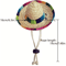 Pet Summer Sun Hat Adjustable Breathable Cat Dog Fashion Hat 4