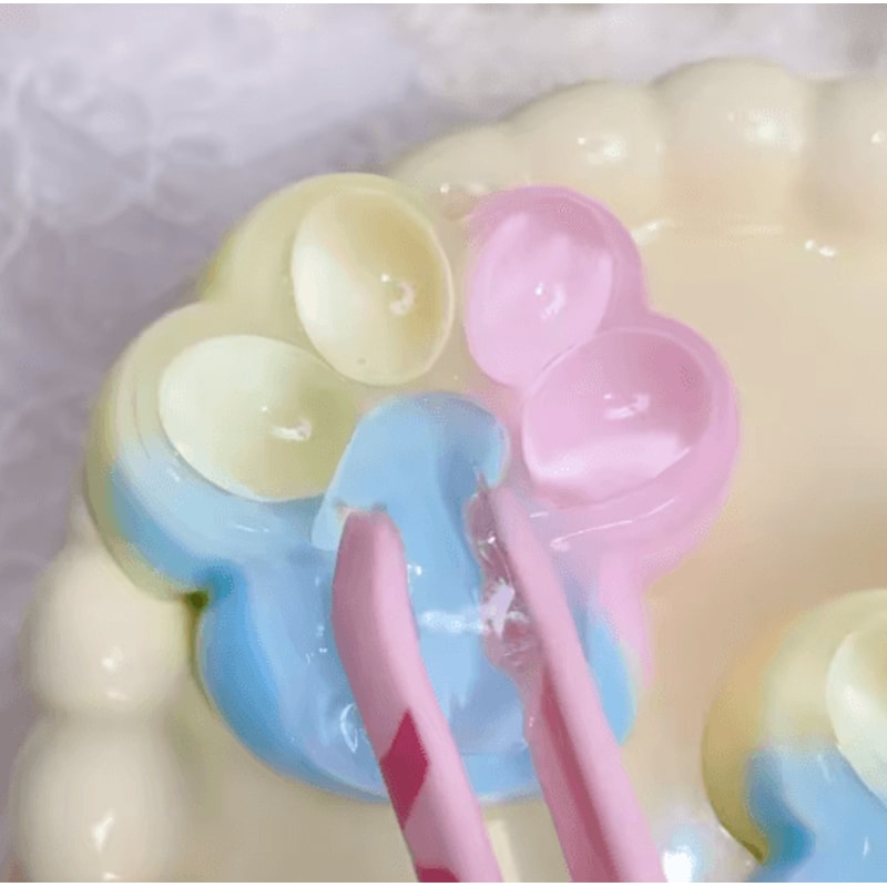 Rainbow Cat Paw Squishy Soft Slow Rebound Stress Relief Toy 2