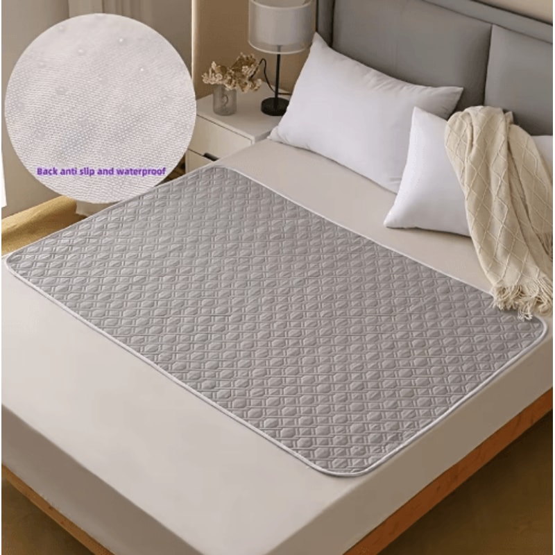 Washable Waterproof Bed Pad Reusable Mattress Protector For Comfort Care 4