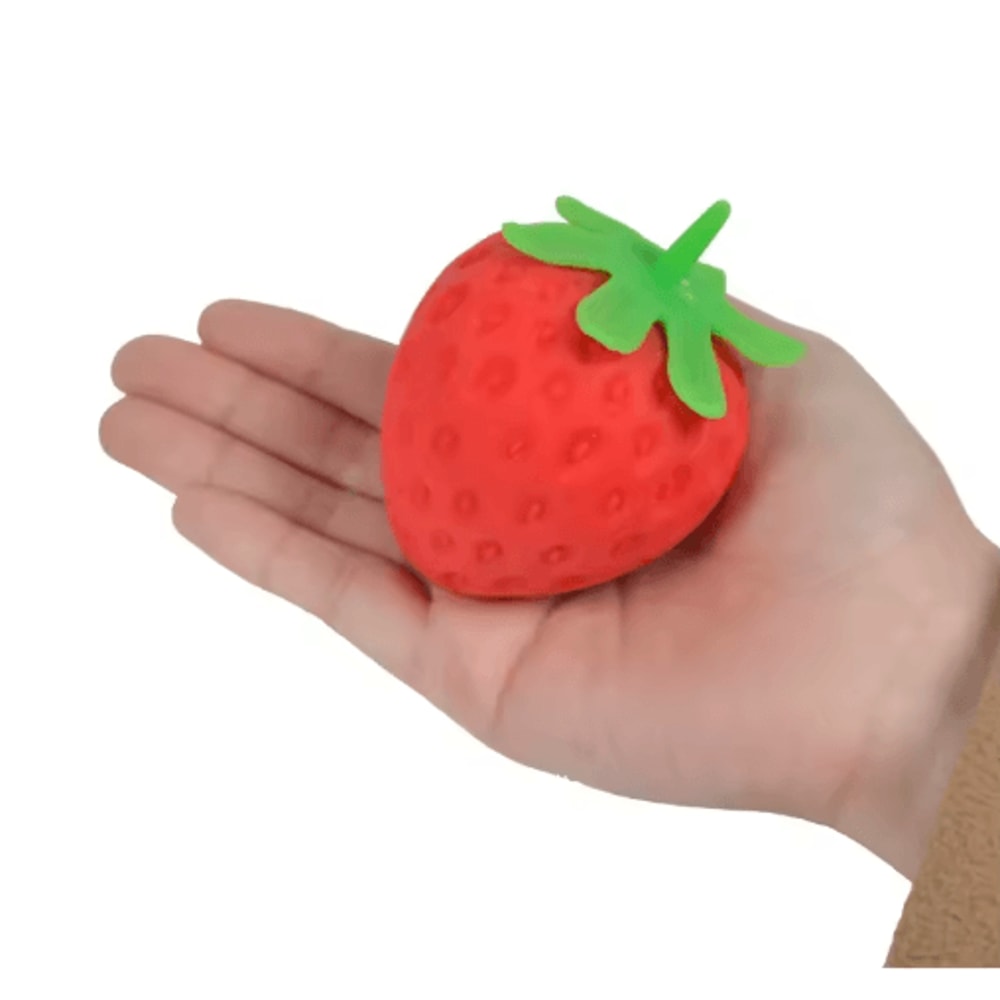 Strawberry Squishy Stress Ball Soft Sensory Squeeze Toy For Kids Adults 4
